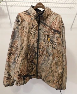 Men's BROWNING Softshell Camo Jacket, Size 2XL Polyester Full Zip - Picture 1 of 7