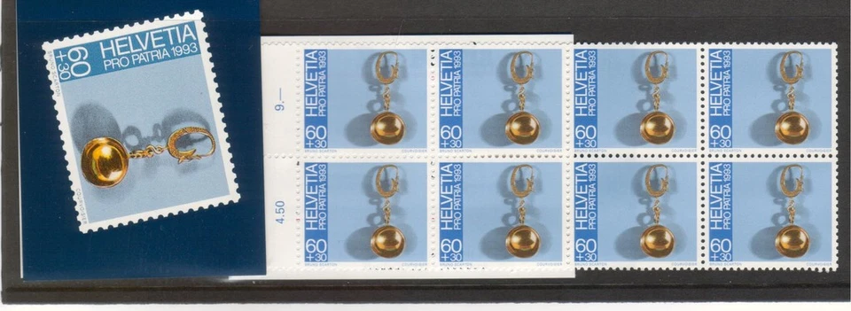 Switzerland MNH Scott B586 Booklet from 1993 - Image 1 of 1
