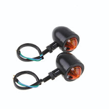 1 Pair Motorcycle Turn Signals Tail Lights Amber Lamp For Harley-Davidson