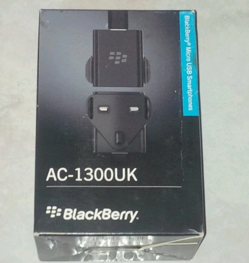 BLACKBERRY GENUINE OFFICIAL UK ACCESSORY MICRO USB CHARGER BUNDLE AC-1300UK  - Image 1 of 2