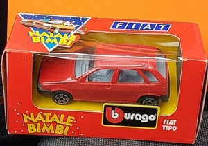 Fiat Tipo Burago Promo Natale Bimbi scala 1/43 Natale '87 promozionale dealer MB - Foto 1 di 8