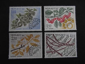 Monaco 1985 Precancels. Season of the Cherry. MNH set. - Picture 1 of 2