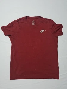 Girls T-Shirt Nike Age 12-13 Stretch Short Sleeve Red 13623 - Picture 1 of 11