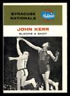 1961 Fleer Basketball #56 John Kerr (In Action) EX *d3
