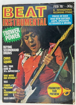 Beat Instrumental Magazine No. 153 Feb 1976 Status Quo-Robin Trower-Chris Squire - Image 1 of 3