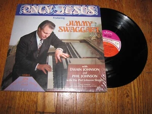 JIMMY SWAGGART - ONLY JESUS - JIM RECORDS LP - Picture 1 of 2
