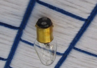 c7 CLEAR 10w 120v LIGHT BULB 10C7/DC double contact bayonet base APPLIANCE dryer - Image 1 of 3