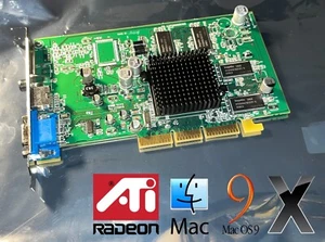  ATI Radeon 9200 LE Mac 256MB DDR AGP 8x VGA TV S-Video Graphics Video Card G4 - Picture 1 of 7