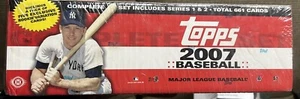 2007 Topps Baseball Series 1+2 Set 661 Cards + Rookie Variations- Factory Sealed - Picture 1 of 13