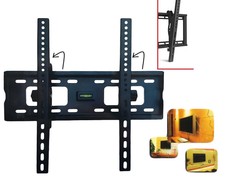 SUPPORTO STAFFA PARETE TV LCD PLASMA DA 23' A 55' POLLICI VESA 75KG INCLINABILE
