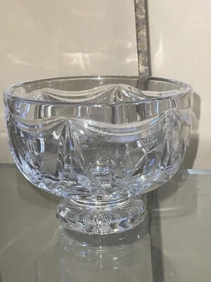 Plato de caramelo Waterford con patas de cristal 5” PATRÓN ÚNICO BOTÍN brillante raro Foto 1 de 4