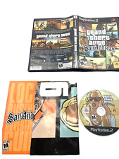 Sony PlayStation 2 Ps2 Cib Complete Gta Grand Theft Auto: San Andreas Gta Bl Map