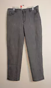 Gloria Vanderbilt Amanda Missy Größe 16 Denim Cropped Straight Jeans 16 - Bild 1 von 5