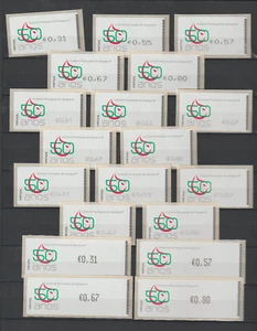 Portugal ATM Frama labels 2008 complete - Picture 1 of 1