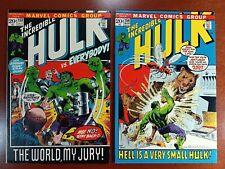 Hulk #153 and #154..1972..Daredevil, FF, Avengers, Ant-Man..2 beauties..See phot