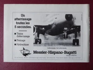 10/1988 PUB MESSIER HISPANO BUGATTI SNECMA AIRBUS ATTERRISSAGE FRENCH AD - Picture 1 of 1
