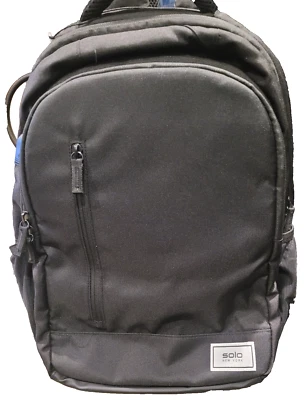 Mochila reciclada para laptop Solo New York Re:Define 15,6" preta (UBN708-4) - NOVA SEM ETIQUETAS - Imagem 1 de 4