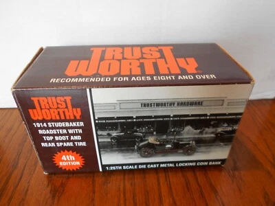 Banco de ferragens confiável vintage 1986 SpecCast 1:25 1914 Studebaker Roadster - Imagem 1 de 4