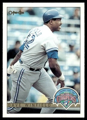 1993 O-Pee-Chee World Champions Dave Winfield Toronto Blue Jays #17 - Image 1 of 2