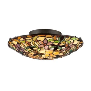 Kami - 2 Light Semi-Flush Mount - 6 Inches high Flush Mount Quoizel Lighting - Picture 1 of 7