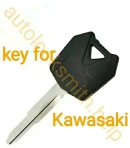Chiave Per Kawasaki mc01 ER6N ER6F ER6R KLE650 VERSALS Z1000 Z750S senza chip nero - Foto 1 di 1