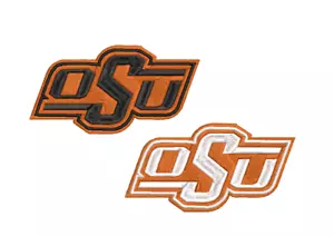 Patch Stato Oklahoma - Ferro OSU OKstate su decalcomania - Toppa da cucire - Ricamata - Foto 1 di 5