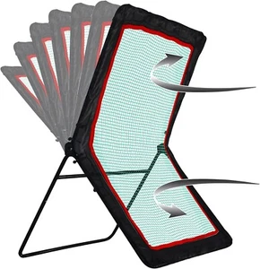 Kapler Pitch Back Baseball Softball Pitching Net und Rebounder tritt zurück Schlag - Bild 1 von 9