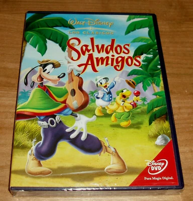 Saludos Amigos Clasico Disney Nº 6 DVD Nuevo Sellado Animacion - Imagen 1 de 4