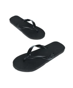 10 Paia Ciabatte Infradito Uomo Colore Nero Alberghi SPA Centri Benessere - Foto 1 di 1