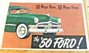 THE '50 FORD!~50 WAYS NEW...50 WAYS FINER BROCHURE - Picture 1 of 5