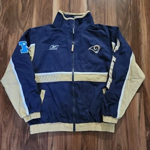 VINTAGE • REEBOK • ST. LOUIS RAMS • NFL Jacket  - Picture 1 of 2