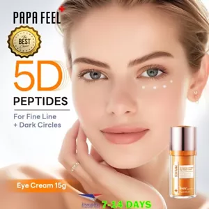 PAPA FEEL 5D Peptides Anti Aging Repair Eye Cream 15g Skin Renewing Eye Cream Re - Picture 1 of 8