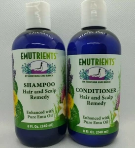 PAQUETE COMBINADO: champú y acondicionador Montana Emu Ranch Emutrients 8 Fl Oz - Imagen 1 de 3