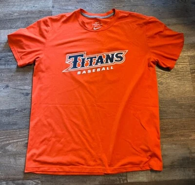 Cal State Fullerton Nike Baseball Team Issued Practice Jersey  #4 Nate Nankil - Image 1 of 3