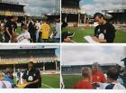 Original Colour Photos X 16 Hereford United Welsh Cup Winners Meeting Fans