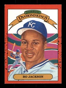  1 Bo Jackson  Royals 1989 Leaf Baseball Sports Trading Card 