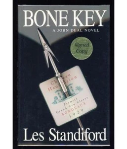 Signed Les Standiford Bone Key Mystery Thriller Florida John Deal 1st Edition - Picture 1 of 2