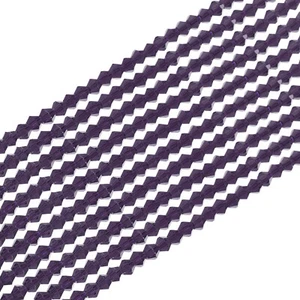 4mm Bicone Crystal Glass Beads, 840 Pcs Beads, Violet Blue - Picture 1 of 6