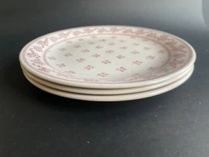 Johnson Bros England Laura Ashley PETITE FLEUR  pink Dinner Plates Set Of 3 - Picture 1 of 4