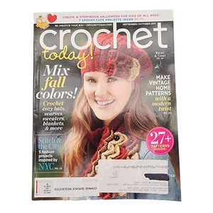 Crochet Today! Magazine September/October 2011 Hats Scarves Sweaters Blankets v - Picture 1 of 5