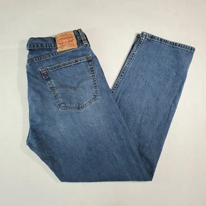 Levi's 505 Men's Jeans Regular Fit Straight 36x32 W36 L32 Denim  - Picture 1 of 4