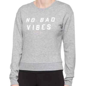 Spiritual Gangster Damen Pullover grau No Bad Vibes Savasana Gr. XS NEU - Bild 1 von 2
