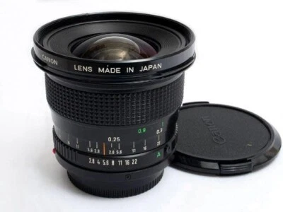 Canon FDN 20mm F2.8 Ultra Wide Angle Prime Lens Full Frame Excelente de Japón - Imagen 1 de 3