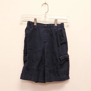 Sonoma Boy's Shorts Cargo blue Pull On Elastic Waist Size L 7 Cotton - Picture 1 of 7
