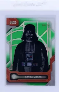2024 Topps Star Wars High Tek DARTH VADER Rebel Screen Green Diffractor /10 #26 - Picture 1 of 3