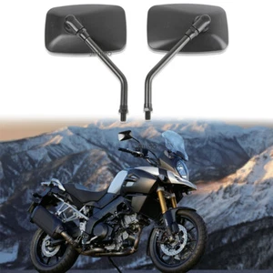 Espejos retrovisores negros para motocicleta 10MM para Suzuki V-Strom DL650 DL1000 DL1050 - Imagen 1 de 11