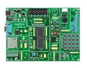 Scheda di sviluppo PIC easyPIC-40 + PIC16F877A scheda didattica USB DEMO - Foto 1 di 5