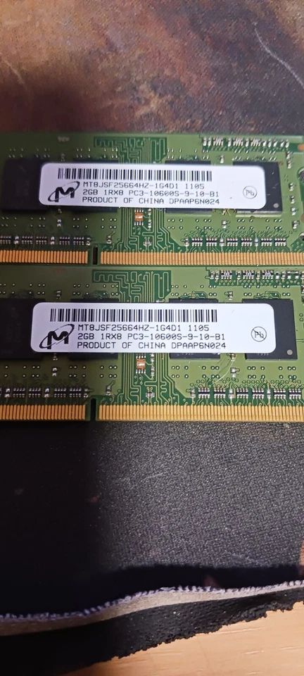 4 GB (2 GB x 2) PC3-10600S - Image 1 of 1