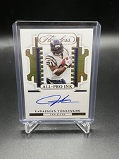 2022 Flawless LaDainian Tomlinson All-Pro Ink On Card Gold Auto #14/15 Chargers