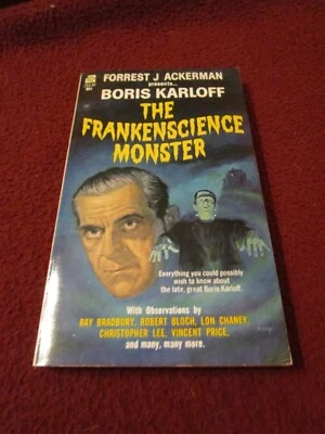 Boris Karloff: The Frankenscience Monster ed. Forrest J. Ackerman (1969, pb) - Image 1 of 3